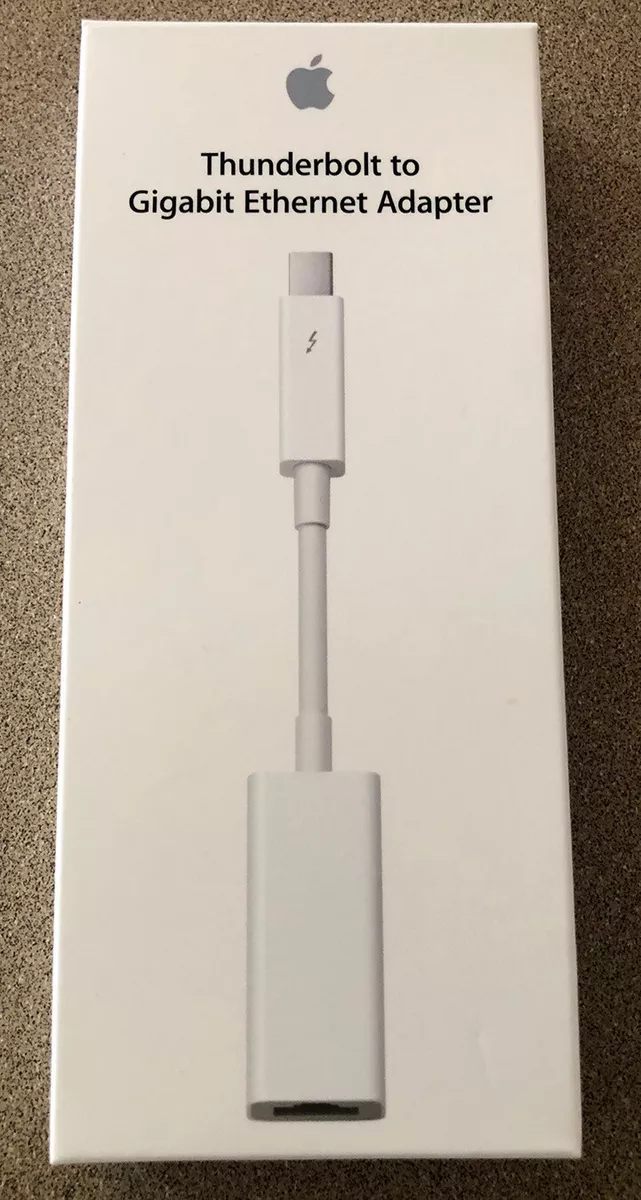 Genuine Apple A1433 Thunderbolt to Gigabit Ethernet Adapter - MD463ZM/A