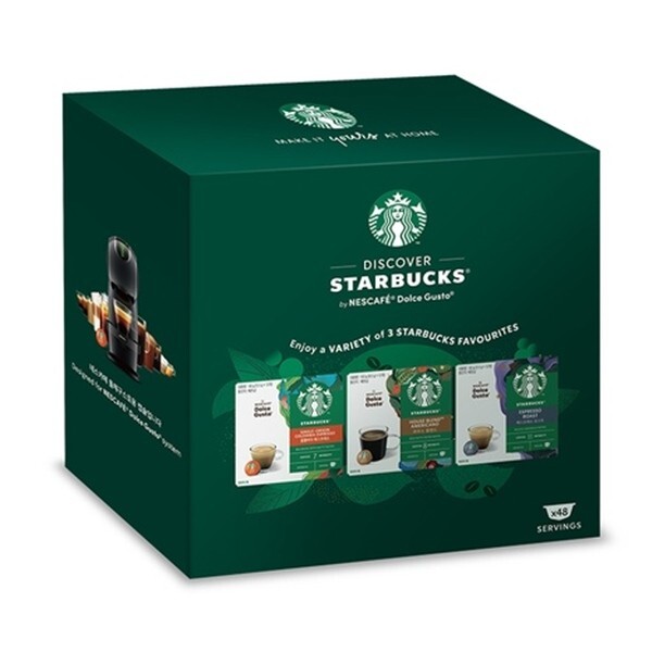 Starbucks Nescafe Dolce Gusto Capsule Coffee 48 # 3 Flavors