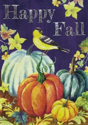 HAPPY FALL HARVEST BLESSINGS 12.5'' X 18'' GARDEN FLAG 11-3404-123 RAIN OR SHINE