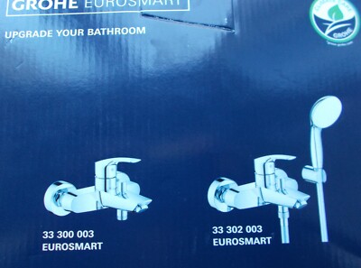 GROHE EUROSMART EINHAND-WANNENBATTERIE, 1/2 , 33302003, chrom