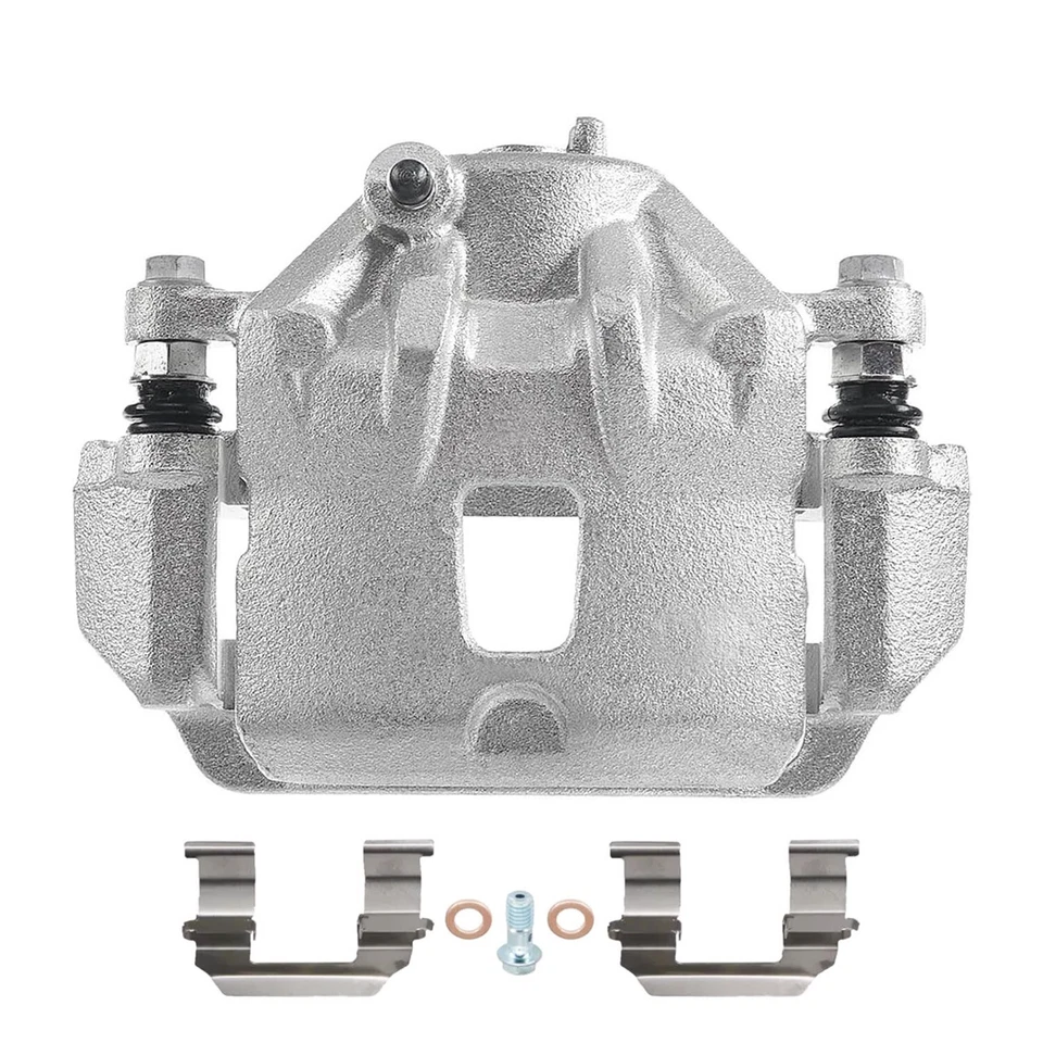 Front Left Right Brake Calipers with Brackets Assembly for 2010 - 2013 Kia Soul - Image 3 of 4