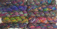 1 Quality Recycled Soft Silk Sari knitting Crochet woven Yarn 500 Grams