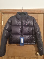 Berghaus Arkos Reflect Cropped Water Resistant Down Jacket In Blacksize10