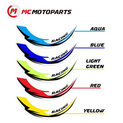 S06W L-Green 2-PIECE Decals Rim Stickers Fit ZX10R Ninja