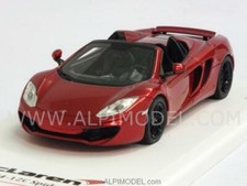 2013 McLaren MP4/12C Spider Volcano Red 1:43 TRUESCALE TSM134334