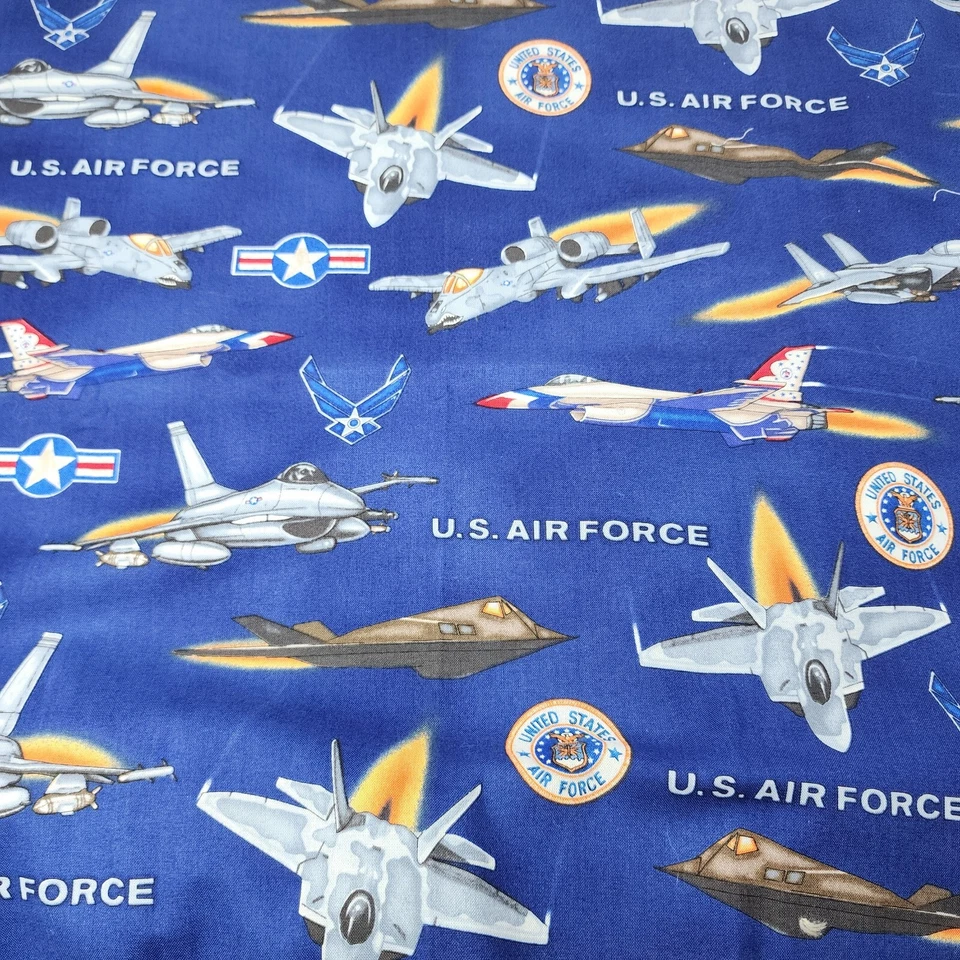 Robert Kaufman 美国空军 United We Stand 军用织物 棉 1 码 — 第 3/4 张图片