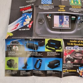 Sega Dreamcast Genesis Saturn Lot Console Game Instruction Manuals Ad Posters