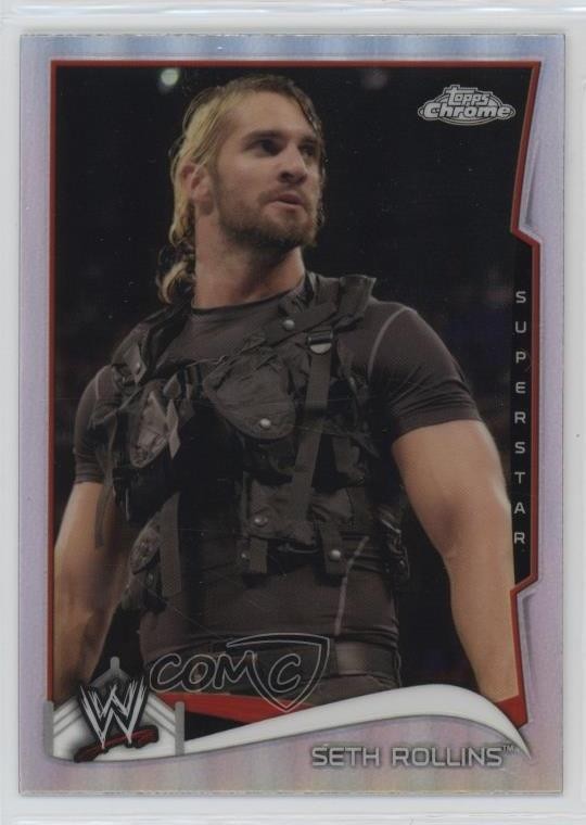 2014 Topps Chrome WWE Refractor Seth Rollins #46 1e1j