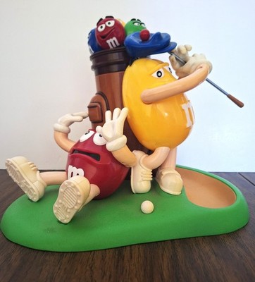 Vintage Mulligan-Ville M & M Candy Dispenser-Golf Theme-Collectable