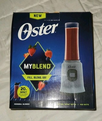 NIB Oster My Blend Personal Blender 20 Ounce Tritan Bottle 400 Watts Travel