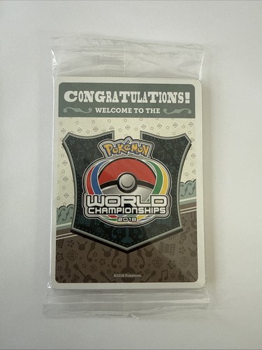 Pokemon Champions World Championships 2018 Nasville SEALED Promo Pack!!