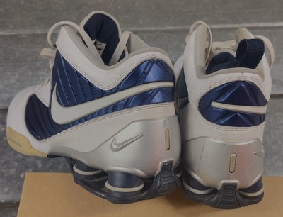 Sz 13.5 Nike Shox BB Pro White/Blue
