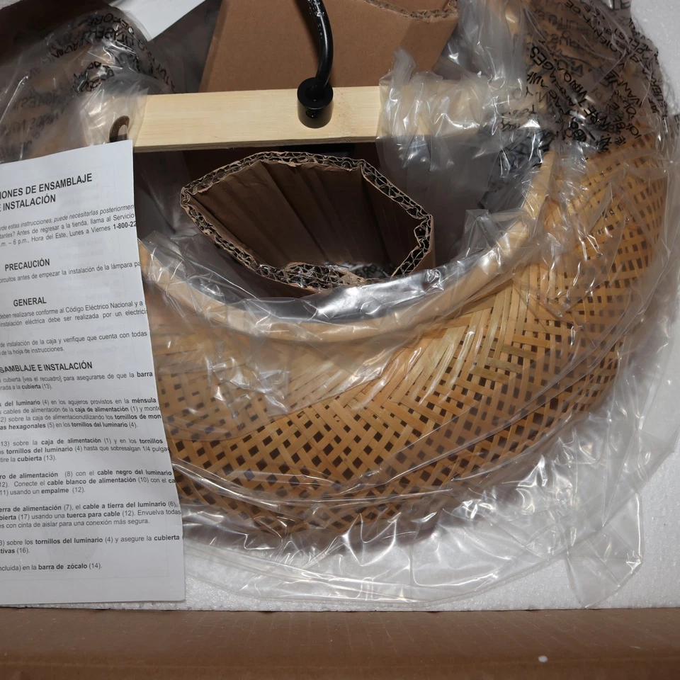 Designers Fountain Linnea 1-Light Tropical Pendant Light 60W 3664-335 - Image 4 of 4