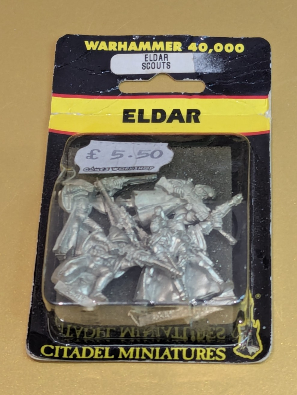 Rare Vintage Warhammer 40K Eldar Scouts, 1993. Sealed Blister, NOS OOP (MS2)