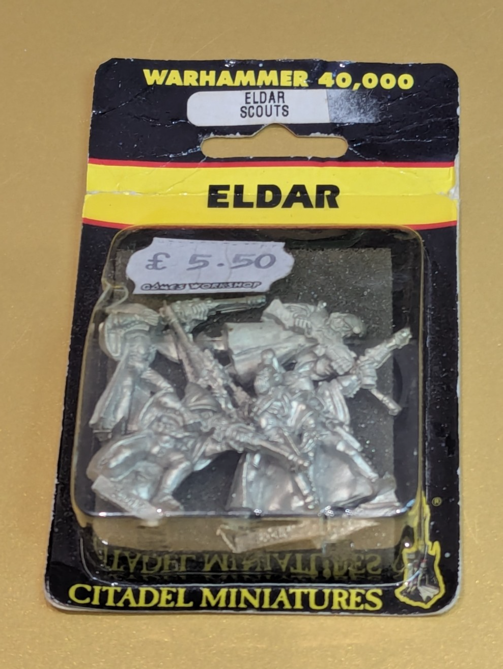 Rare Vintage Warhammer 40K Eldar Scouts, 1993. Sealed Blister, NOS OOP (MS2)