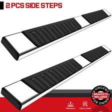 6" Running Boards For 02-08 Dodge Ram 1500 Quad Cab Nerf Bar Side Step Bar S/S H