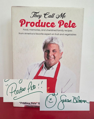 SIGNED They Call Me Produce Pete   Bloom & Napolitano | 2022 Hardcover