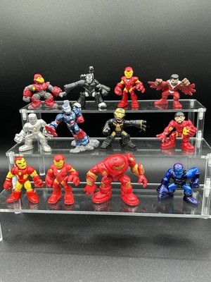 Hasbro Super Hero Squad 12 Figure Lot : Iron Man Variants, Falcon, Hulk Buster