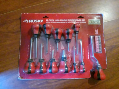 #ad #ad Husky 22 pcs High Torque Screwdriver Set Bids Guaranteed Forever Brand new $29.99