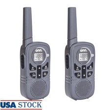 16 Mile Range Portable FRS Walkie Talkies 2 Pack Two Way Radios LED Light New