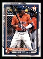 2024 Bowman Prospects #BP-75 Esmil Valencia Houston Astros 60733