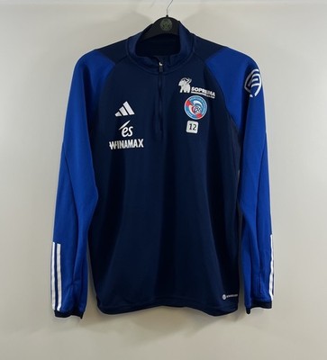 Strasbourg Player Issue Track Fußball Jacke 2022/23 Erwachsene Medium Adidas G81