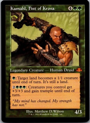 Kamahl, Fist of Krosa (Retro Frame) 344  Magic: The Gathering LP
