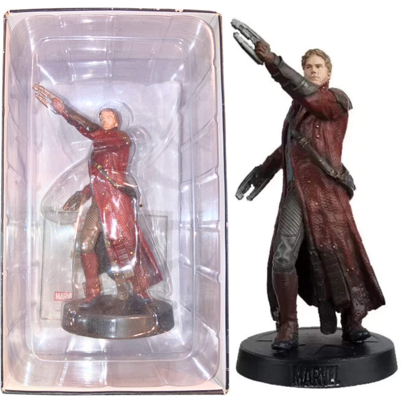 Statuette de collection Star-Lord Marvel Eaglemoss finitions haute fidélité