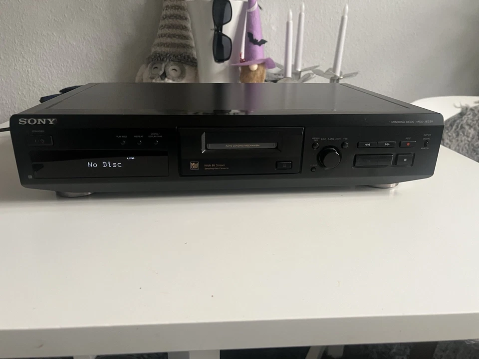 Sony MiniDisc Deck MDS-JE330 – gepflegt, voll funktionsfähig, mit Original-FB - Bild 2 von 4