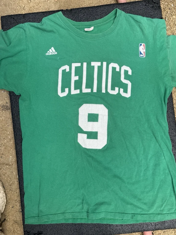 Boston Celtics Vintage Rajon Rondo Hombre Mediano Mercancía Oficial Foto 3 de 3