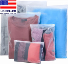 Travel Storage Bags - 20 Pcs Clothes Packaging Pouches, Plastic Ziplock, Reusabl