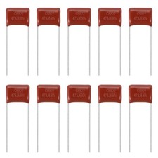 25pcs CBB22 Capacitor 630V 473J 0.047UF Metallized Polypropylene Film Capacitors