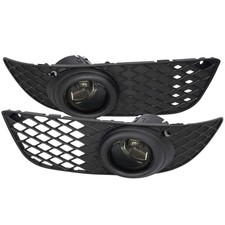 for 08 12 Mitsubishi Lancer Smoke Lens Fog Lights Tinted Driving Lamps Switch
