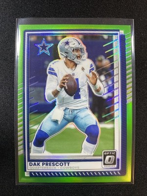 2025 Donruss Optic Dak Prescott Green Prizm /199