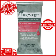 Perky Pet Hummingbird Instant Nectar Concentrate 8 oz. Hummingbird Food Red