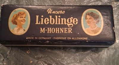 M Hohner Mundharmonika Unsere Lieblinge 6195 32 C OVP Vintage Harmonica