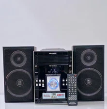 Sharp XL-DK255 Component Stereo System CD Radio Ipod Dock With Remote  Tested