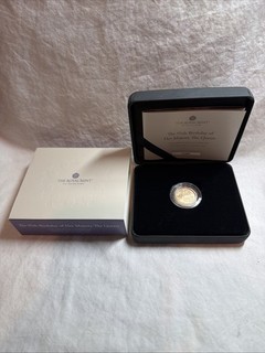 22ct Full Gold Sovereign Royal Mint 95th B/Day HM Queen 2021 Celebration Bullion