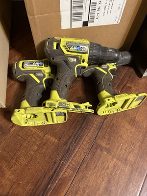 #ad ryobi 18v tools P215 Pcl206 Pcl235 used tested bare tools only $92.96