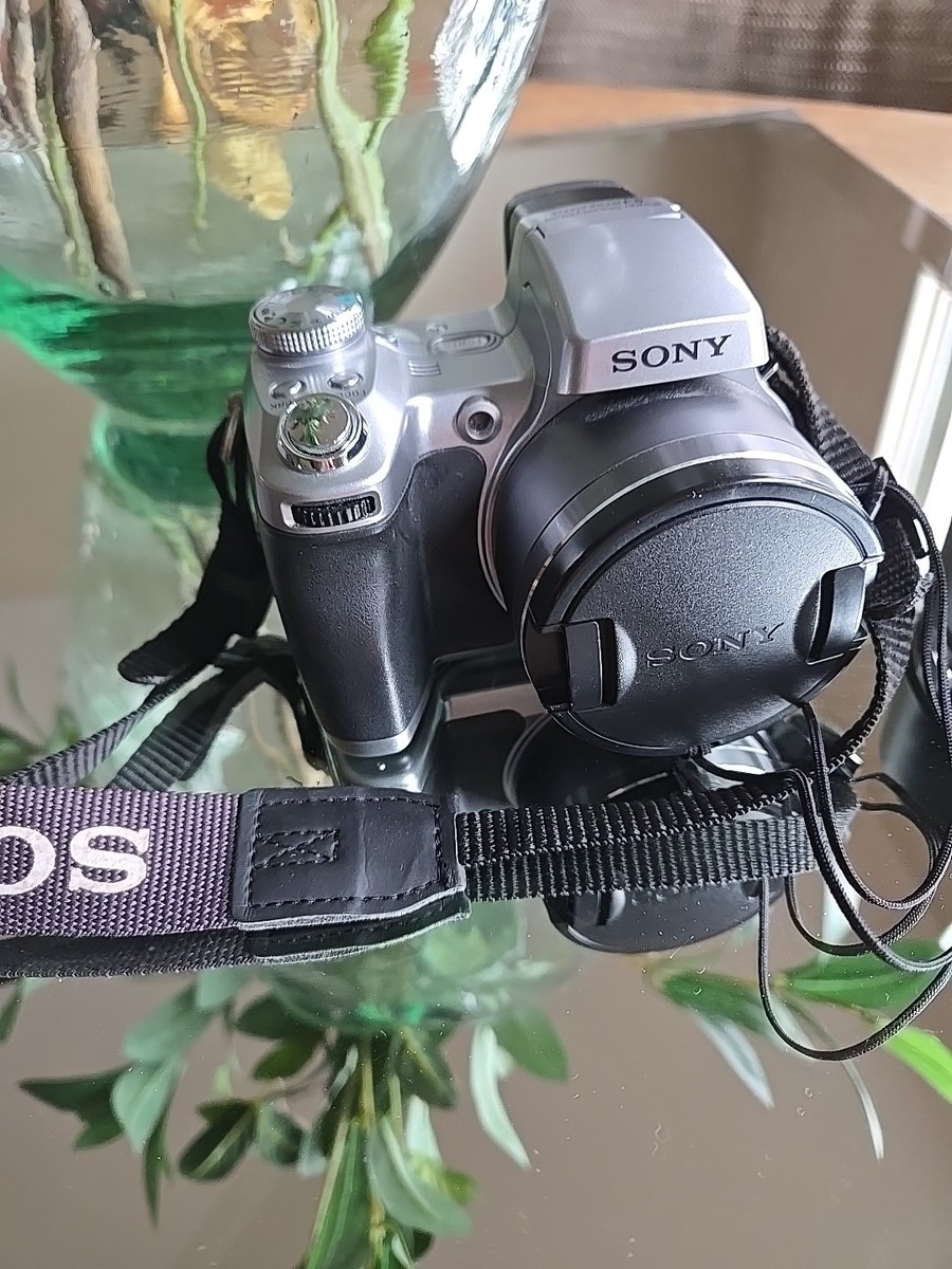 SONY CYBERSHOT DSC-H1 12X 5.1MP DIGITAL CAMERA TESTED WORKING With