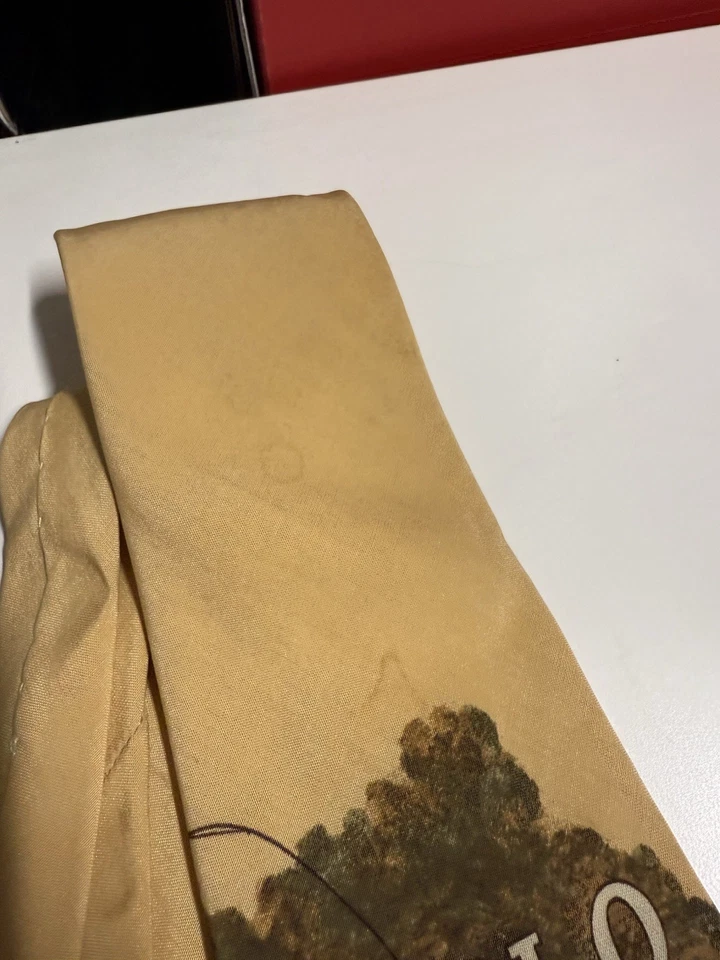 Polo Sportsman por Ralph Lauren Pesca con Mosca Corbata Marca Esquisto Rojo Raro ENVÍO GRATUITO Foto 4 de 4