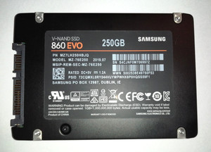 Samsung 860 EVO 250GB 2,5 Zoll SATA III Interne SSD