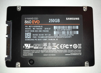 Samsung 860 EVO 250GB 2,5 Zoll SATA III Interne SSD