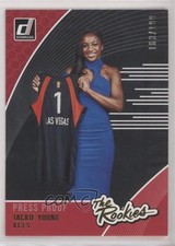 2019 Panini Donruss WNBA The Rookies Press Proof 163/199 Jackie Young #9 n0c