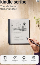 Amazon Kindle Scribe 1st Gen. 32GB, Wi-Fi, 10.2" - Tungsten with Premium Pen 