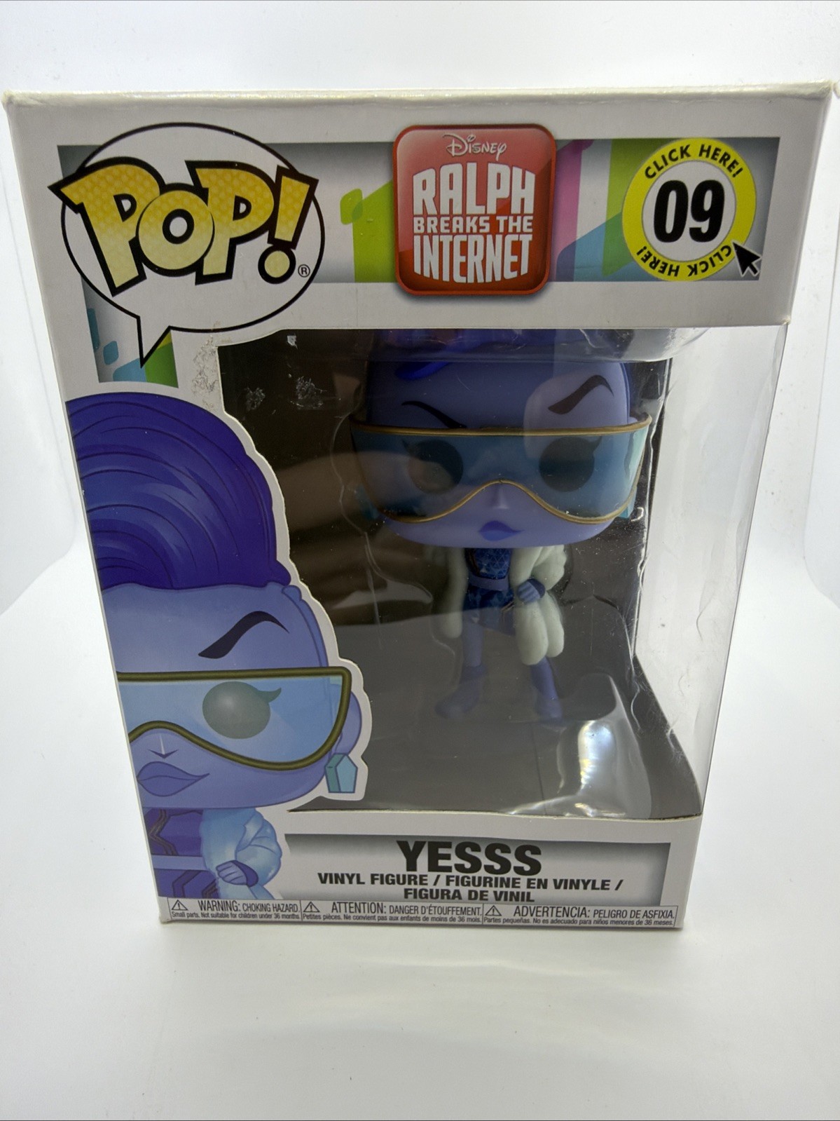#09 Yesss (Wreck It) Ralph Breaks The Internet Funko POP Figure + Protective Box