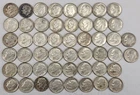 Roll of 50 1964 D Silver Roosevelt Dimes $5 Face Value 90% Silver Denver Mint