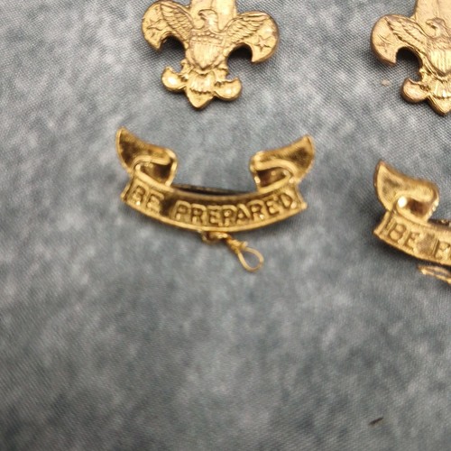 Prendedor BSA Fleur-De-Lis Eagle Be Prepared Boy Scouts of America de colección lote de 4 - Imagen 10 de 10