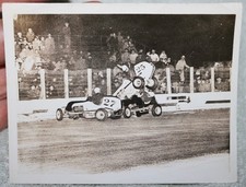 1947 RARE PHOTO FREEPORT SPEEDWAY MIDGET RACE...