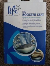 Life Essentials Hot Tub Accessories Single Spa Booster Seat Shower New In Box